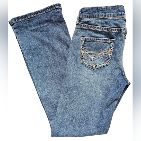 Rock & Roll Girls Bootcut jeans, with adjustable elastic waistband, size 16 - Picture 8 of 12